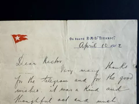 Beginning of Letter