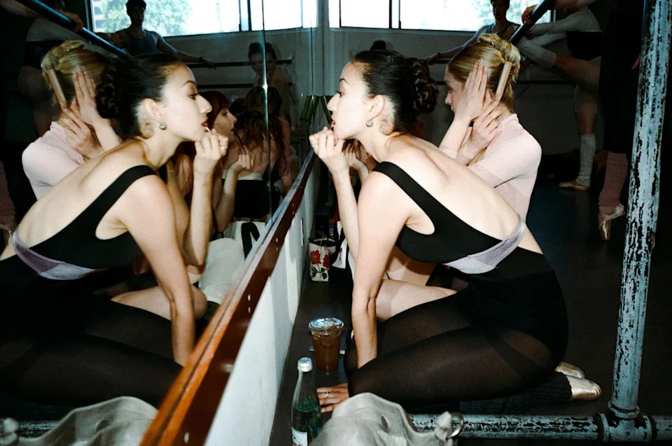 Front to back: Chloe Oronoz, Holly Bratkovich and Abigail Gross
