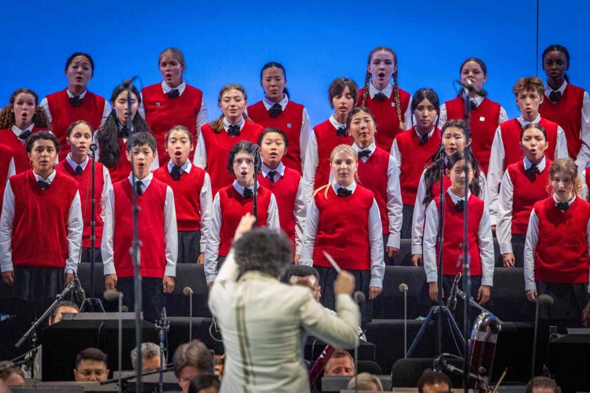  Gustavo Dudamel conducts the L.A. Phil and the Youth Orchestra Los Angeles 
