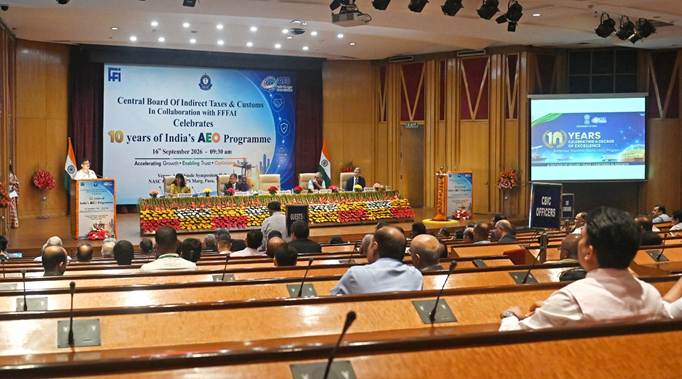 CBIC commemorates 10 years of India’s Authorised Economic Operator (AEO) Programme; Outlines way forward and reaffirms commitment to trusted trade 6 CBIC commemorates 10 years of India’s Authorised Economic Operator (AEO) Programme; Outlines way forward and reaffirms commitment to trusted trade CBIC 2 CBIC commemorates 10 years of India’s Authorised Economic Operator (AEO) Programme; Outlines way forward and reaffirms commitment to trusted trade