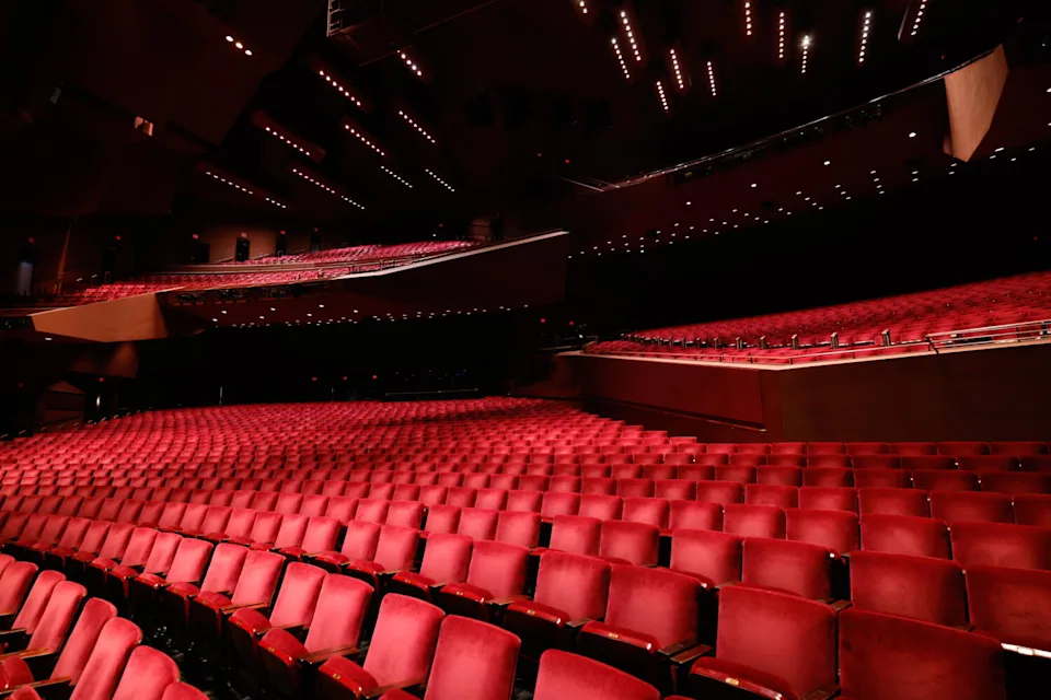 The interior of a large theater.