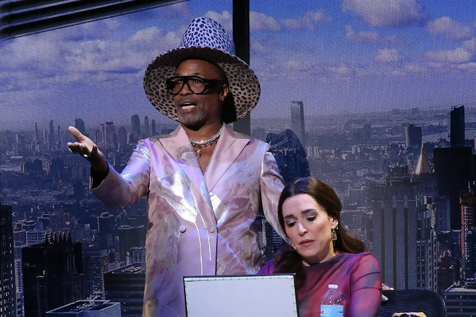 Billy Porter performs at Bill Pay the Musical.
