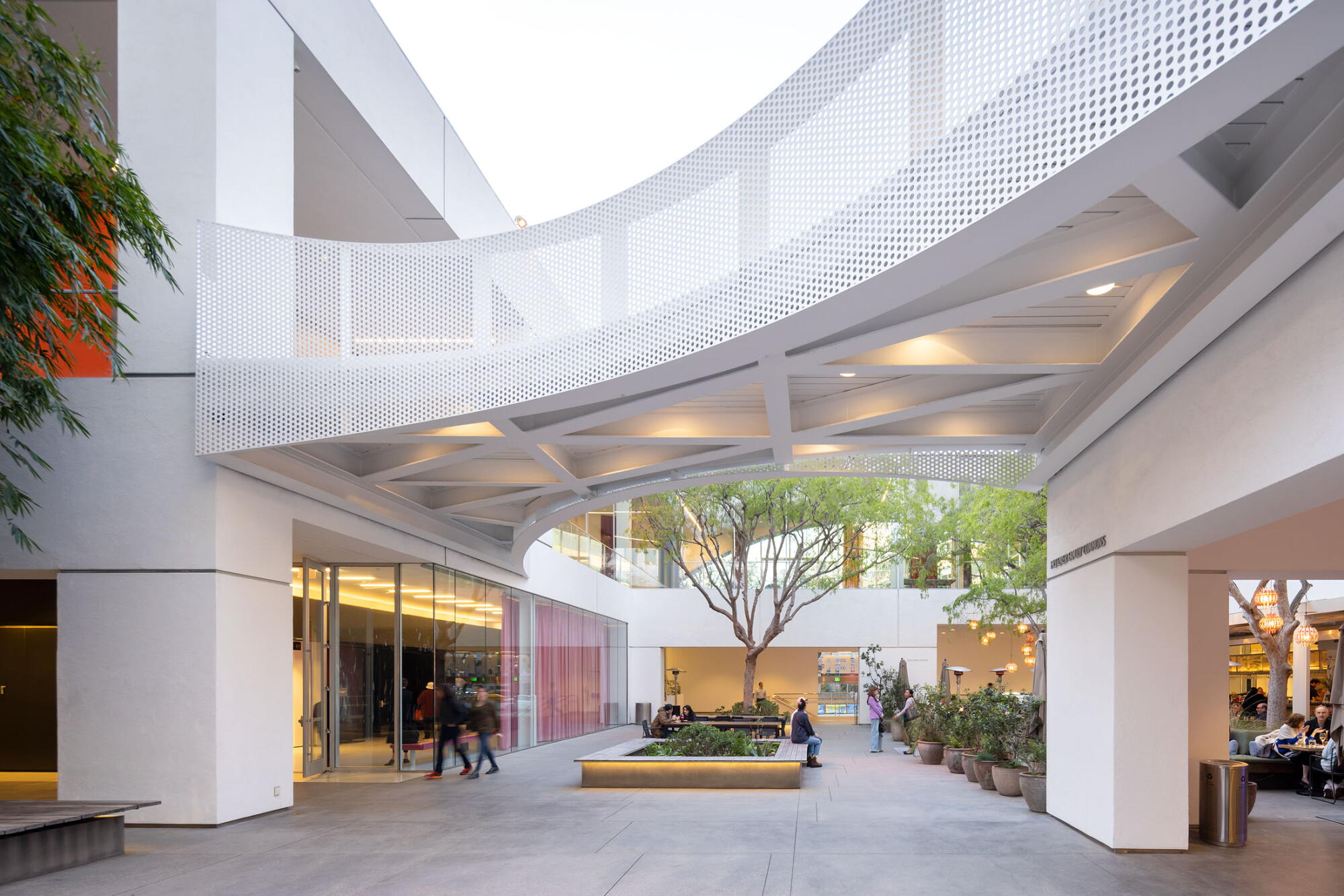 The courtyard of the Hammer Museum doubles as the site for the annual gala.