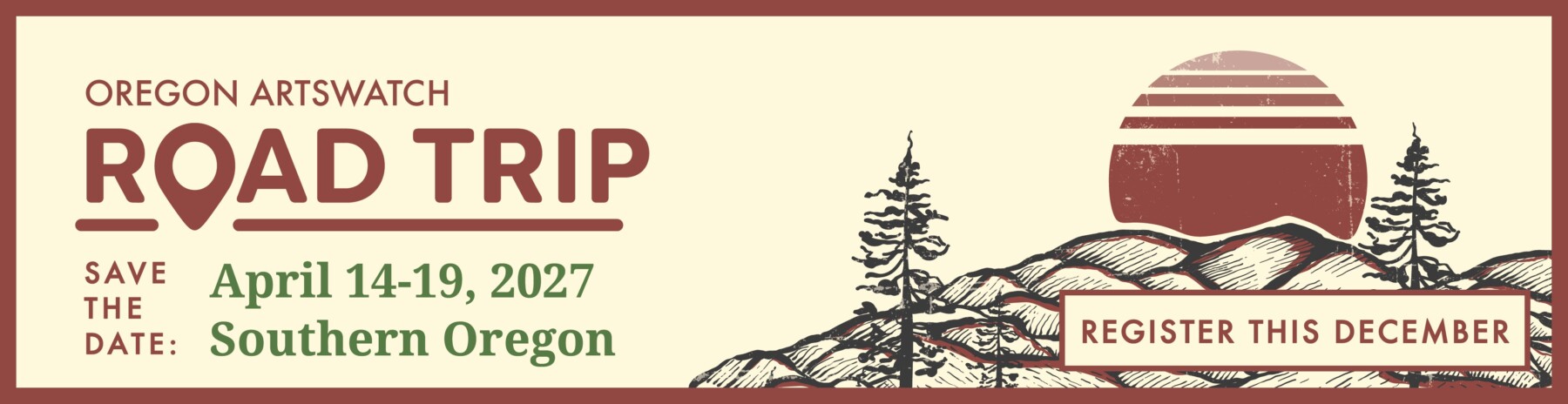 Road Trip 2027 Save the Date